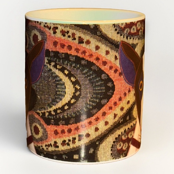 Magpie Bull Terrier Dog Coffee Mug EUC - Picture 2 of 7